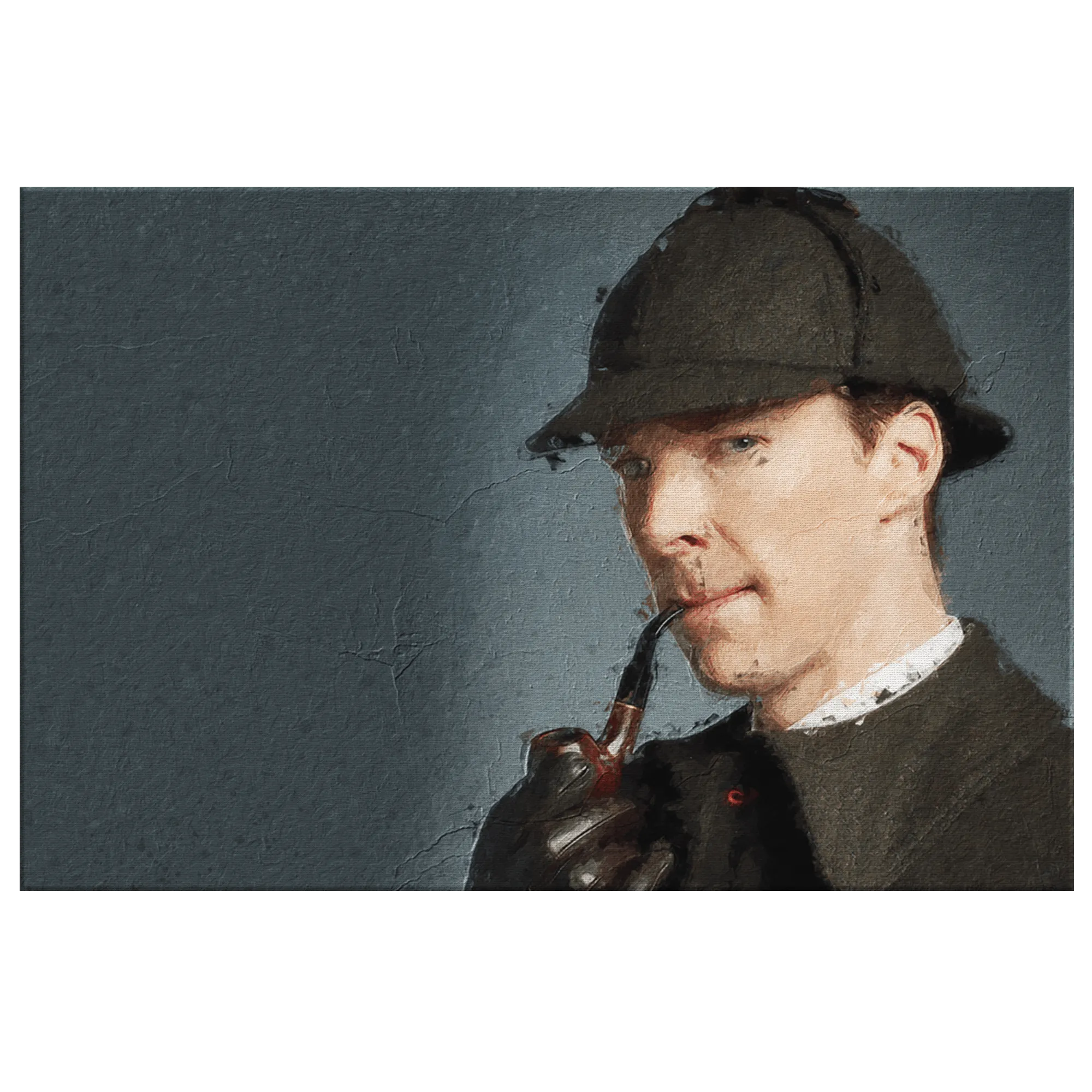Sherlock Holmes Canvas Art Piece