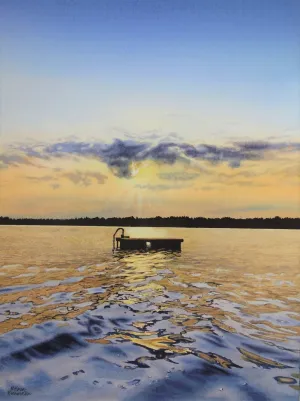Shining Waters: Custom Art Prints