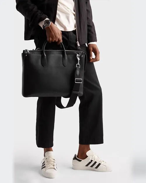 SHINOLA | The Slim Traveler Brief Case | Black