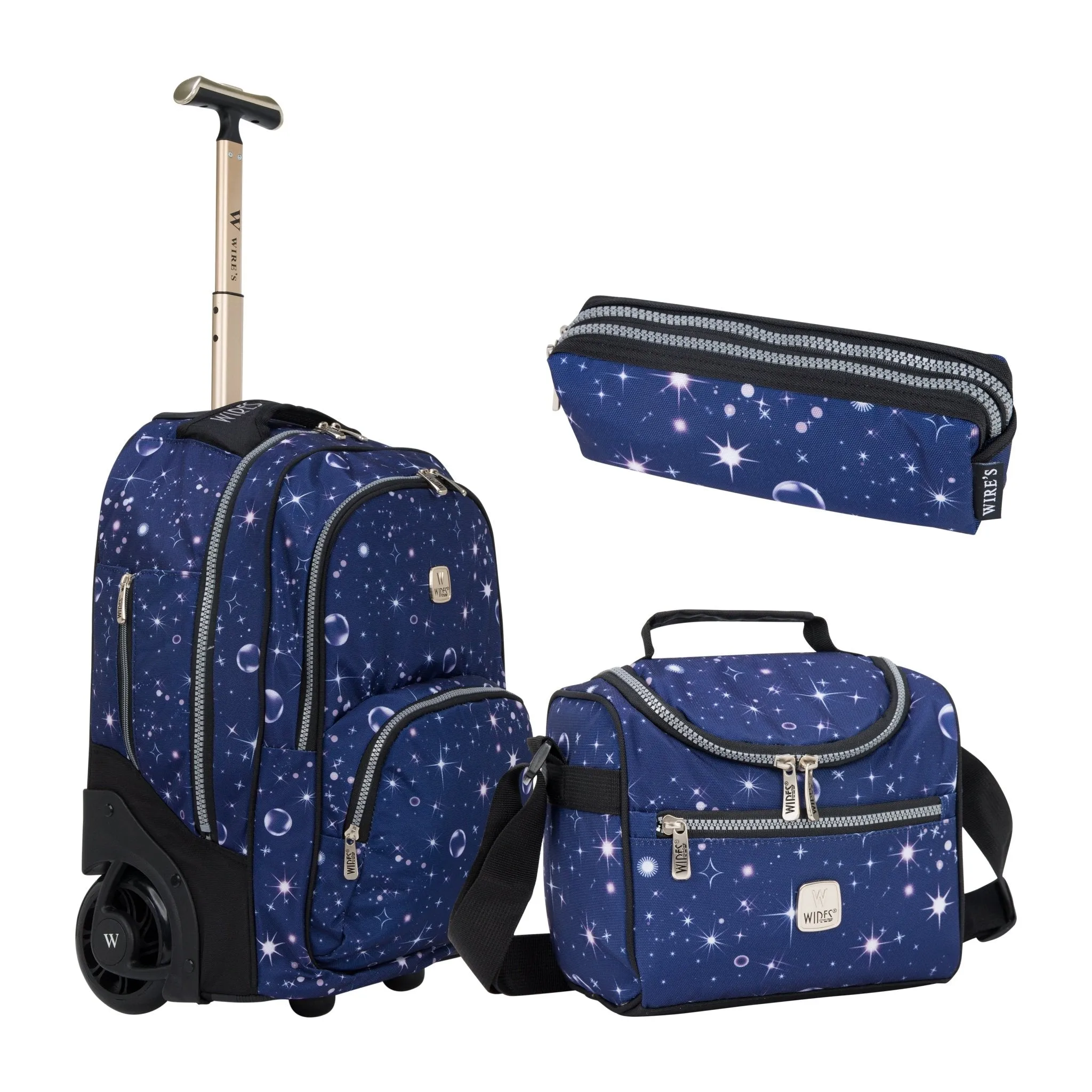 Sky Star Mini Wheel School Bags Trolly Set of 3pcs