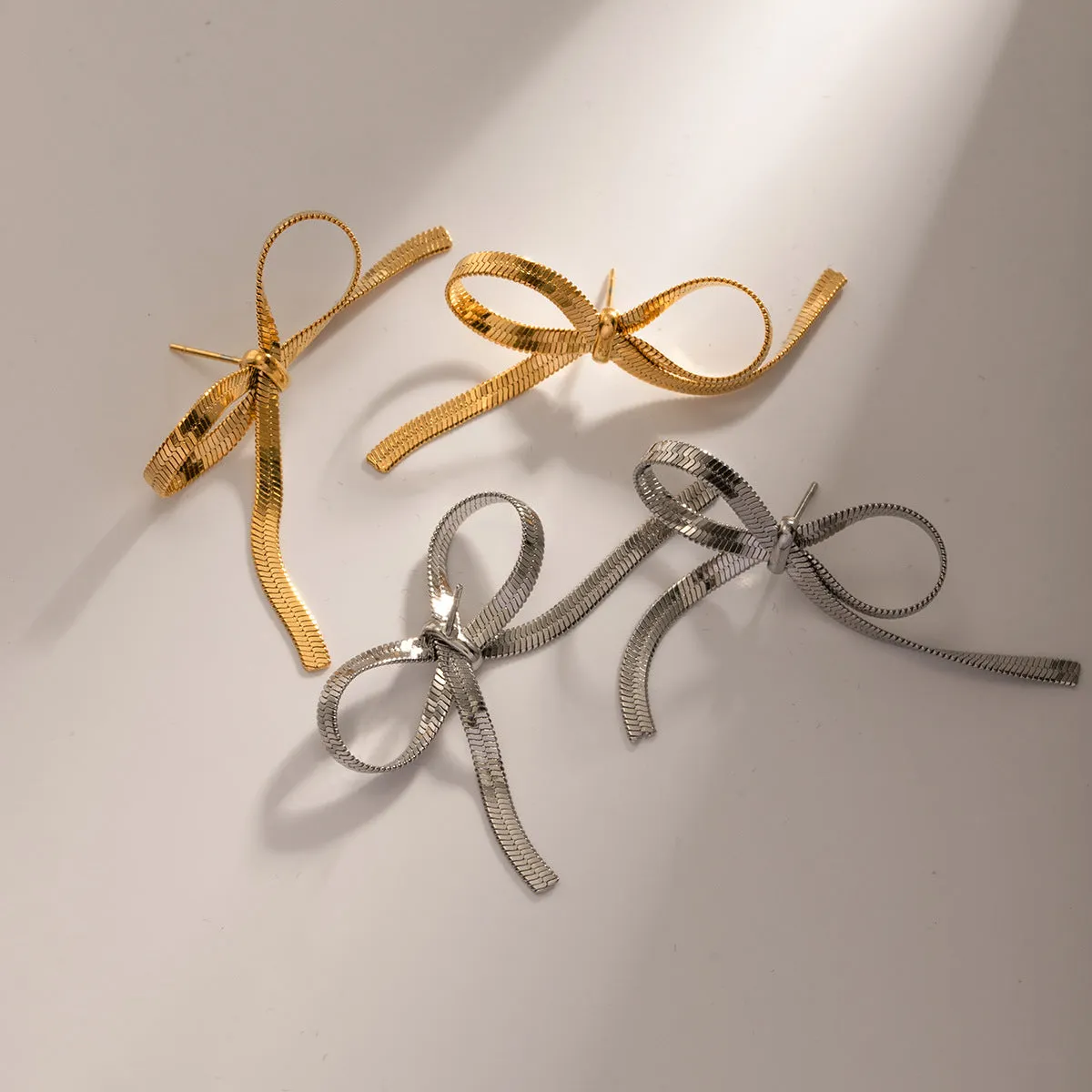 Sleek Bow Earrings