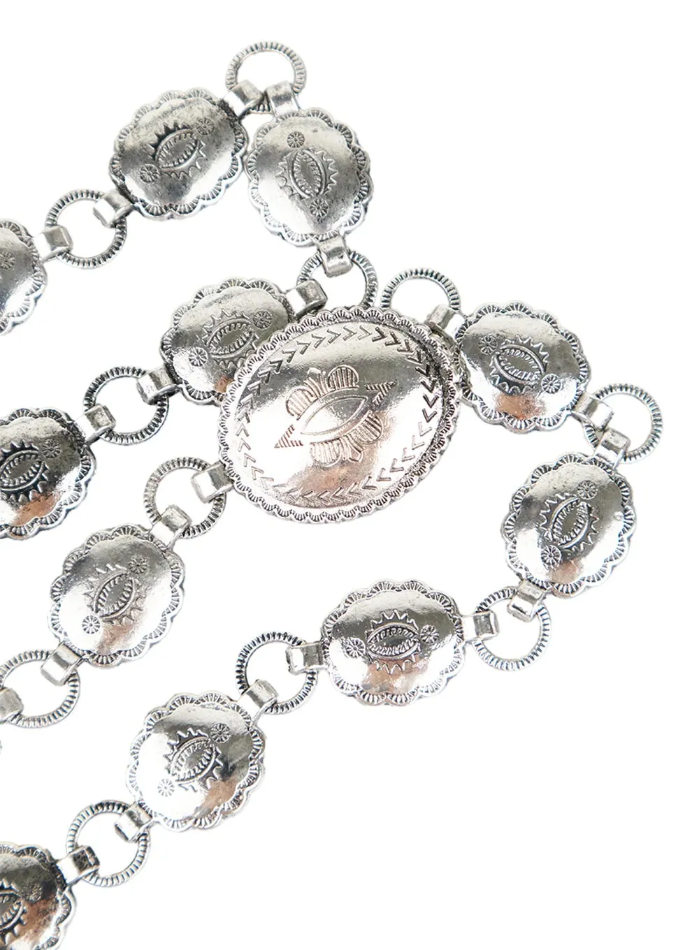 Sleek Brass Chain Waist Accessory CS412