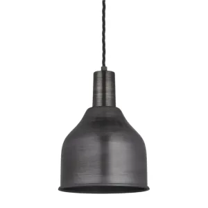 Sleek Cone Pendant - 7 Inch - Pewter