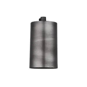 Sleek Edison ES E27 Large Bulb Holder - Pewter