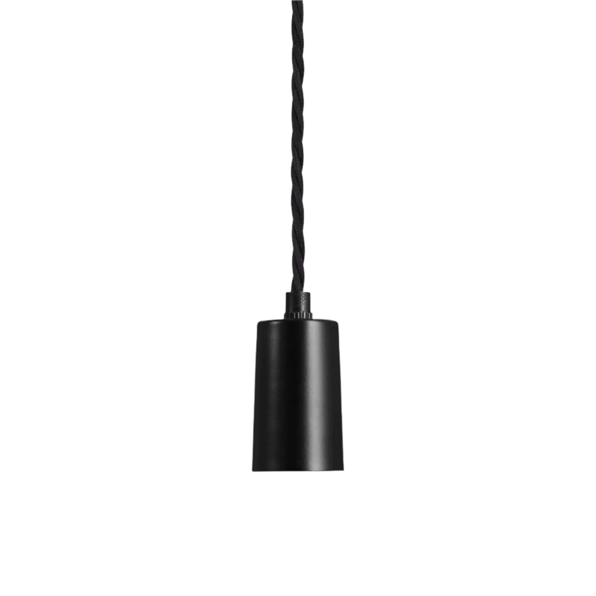 Sleek Edison Pendant - 1 Wire - Black