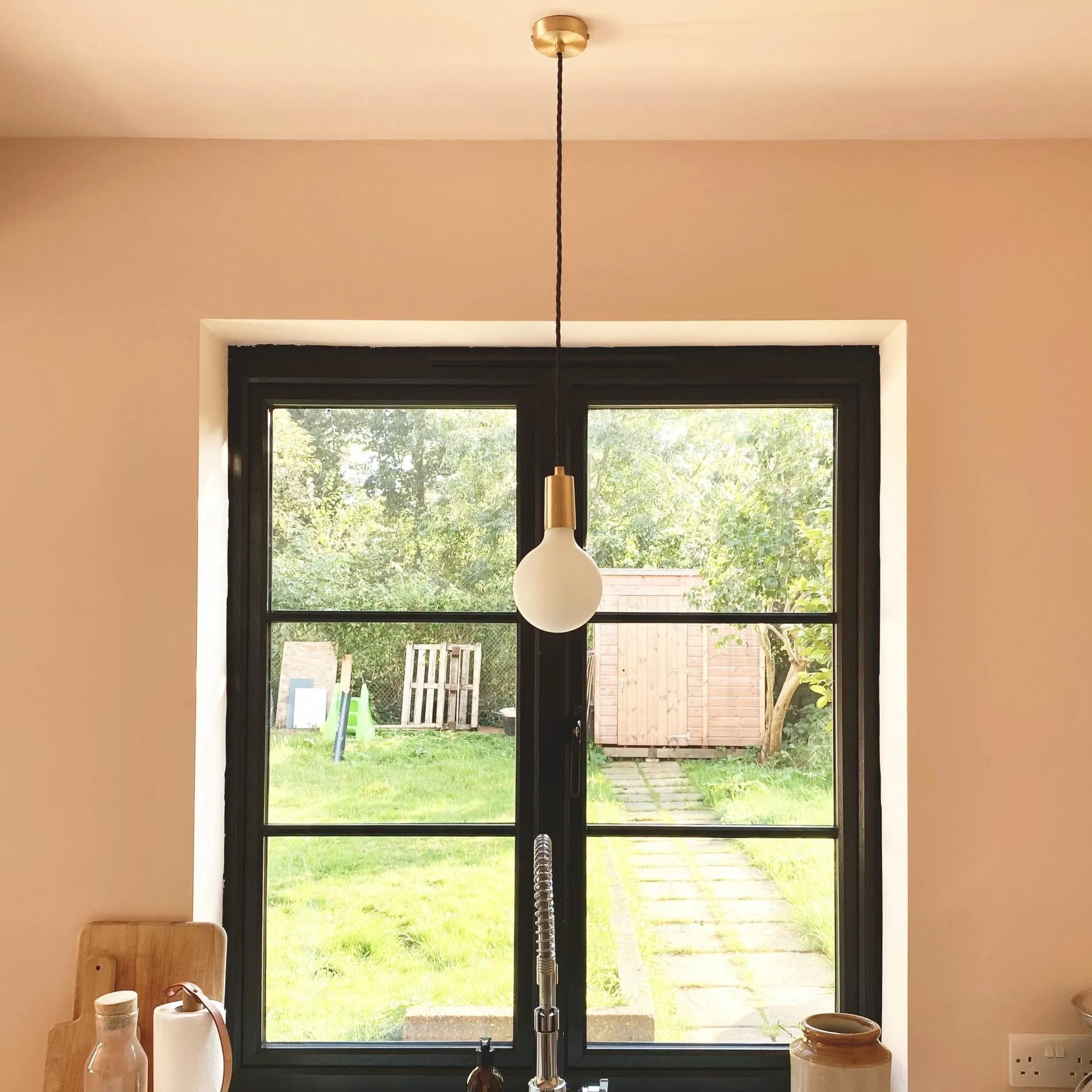 Sleek Edison Pendant - 1 Wire - Brass