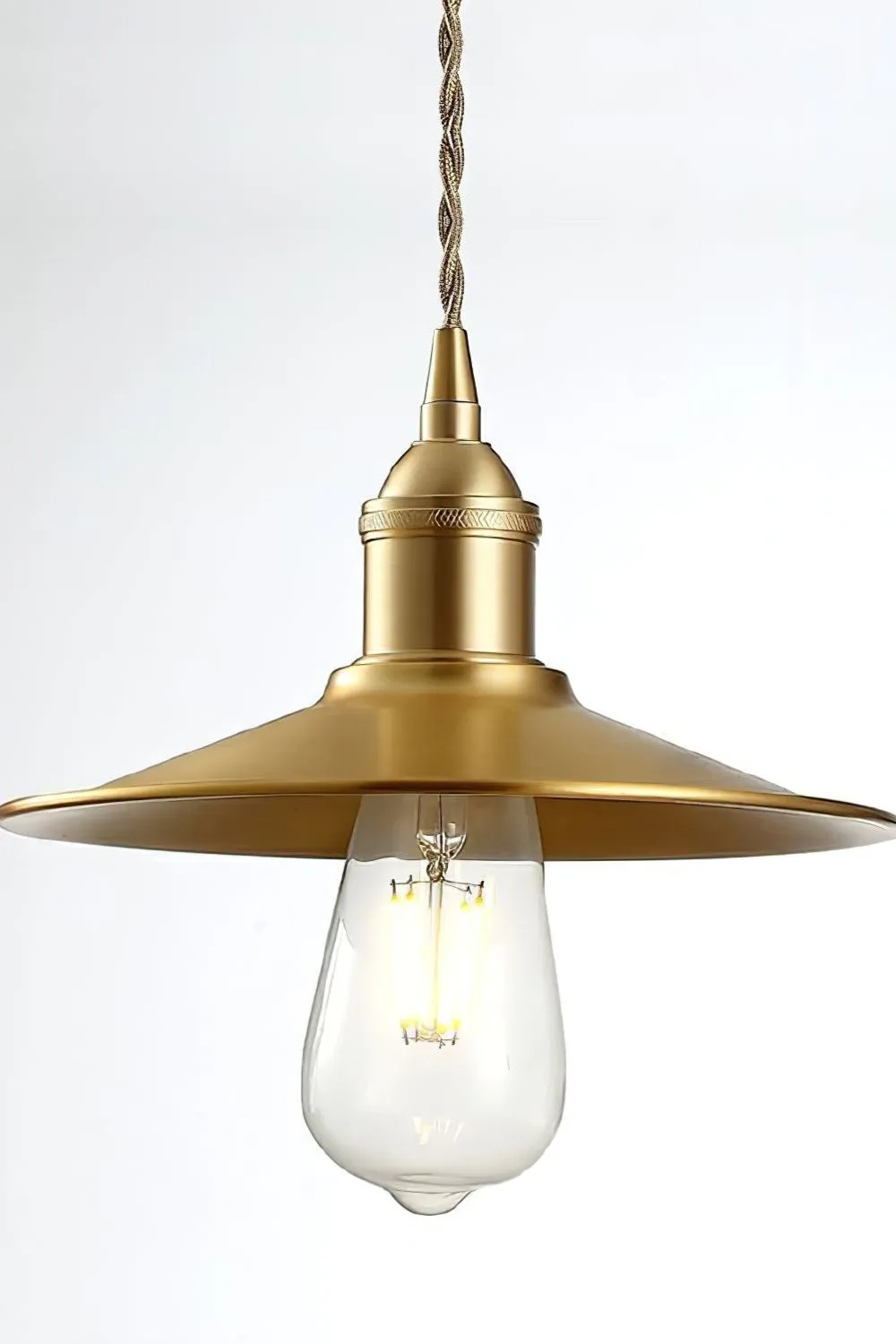 Sleek Flat Pendant Lamp