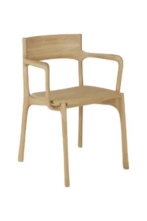 Sleek Handcrafted Dining Chair | Ethnicraft PI