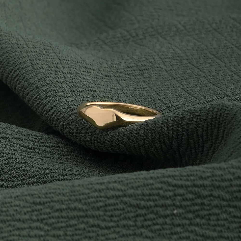 Sleek Heart Ring