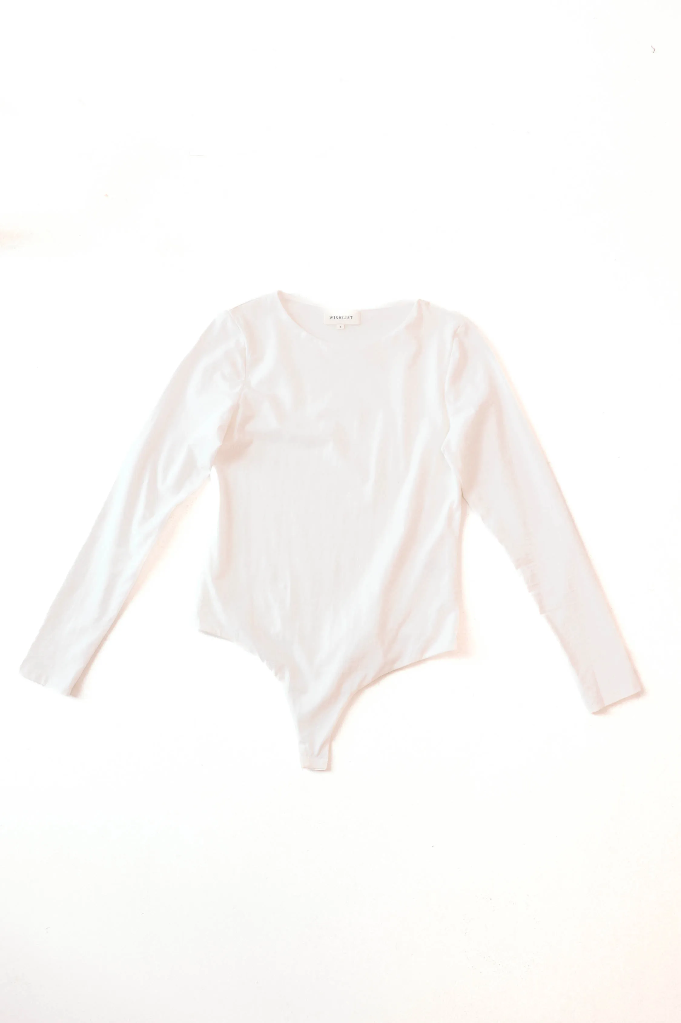 Sleek Lines Bodysuit - White