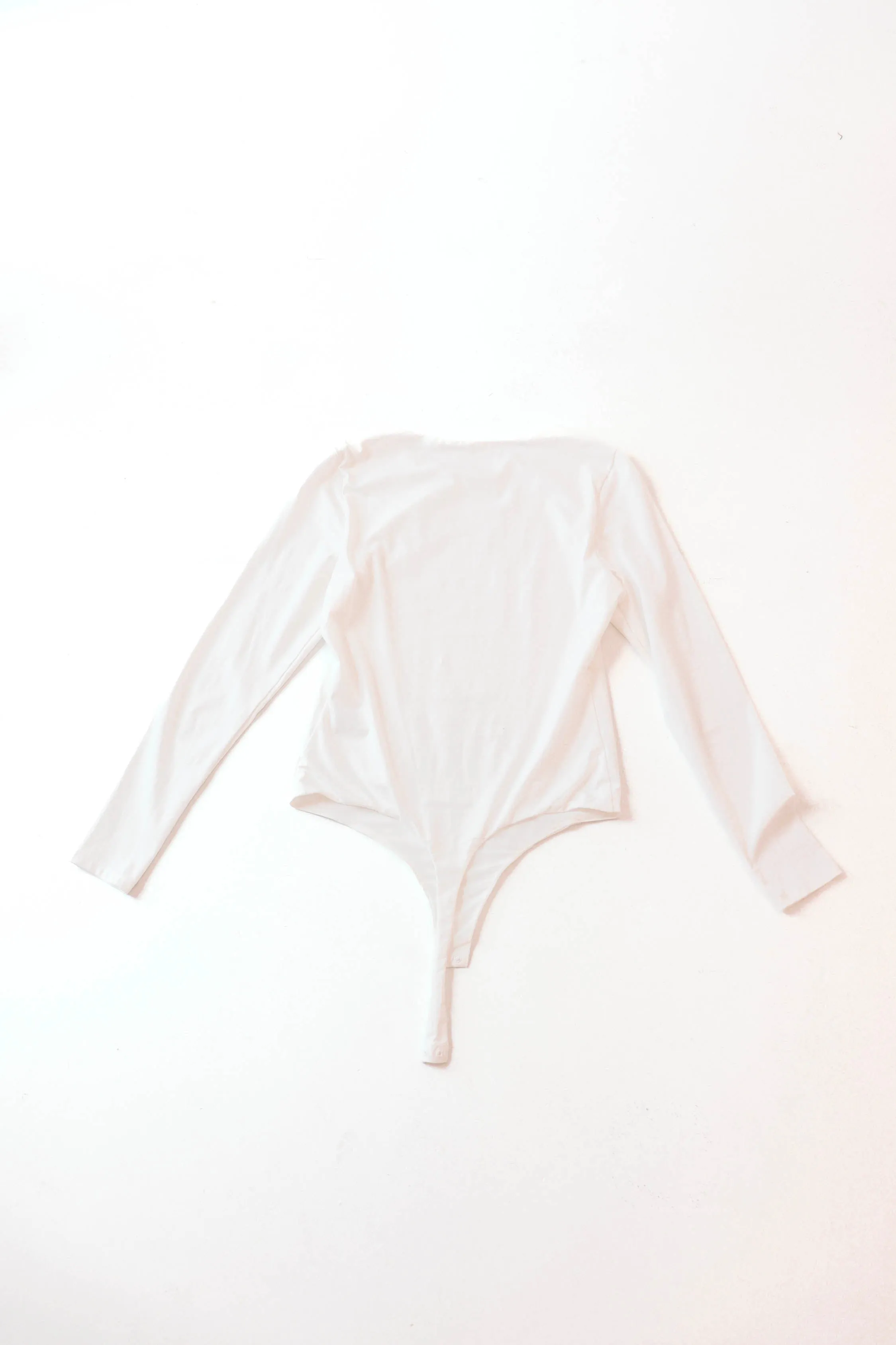Sleek Lines Bodysuit - White