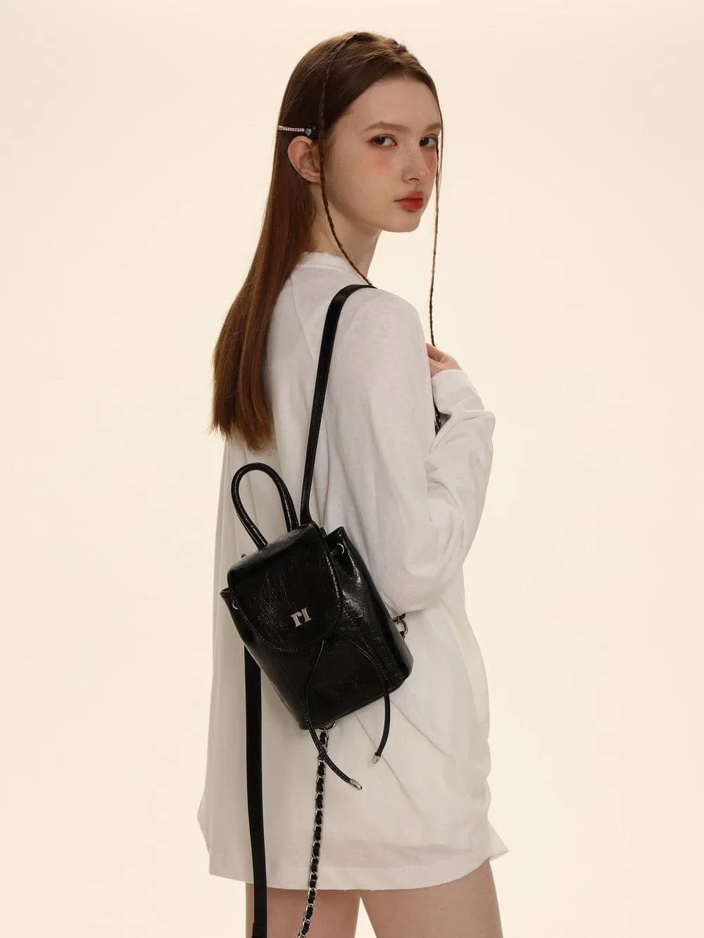Sleek Metallic Travel Companion Bag