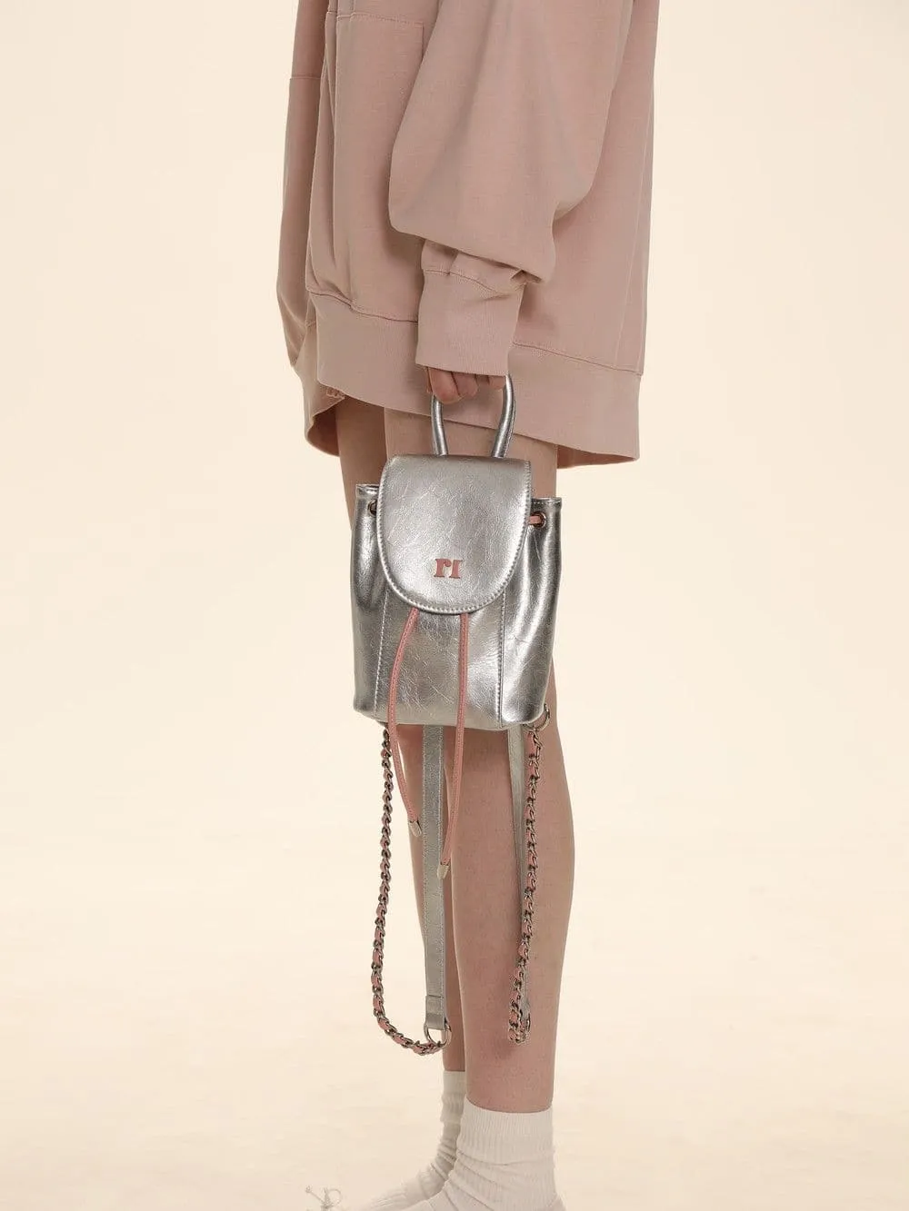 Sleek Metallic Travel Companion Bag