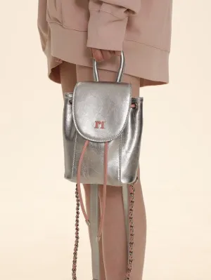 Sleek Metallic Travel Companion Bag