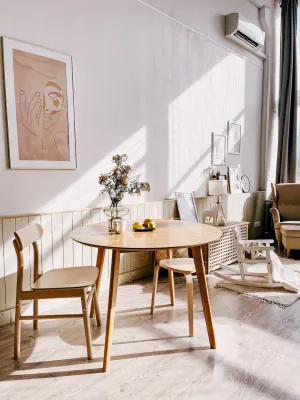 Sleek Plastic Table