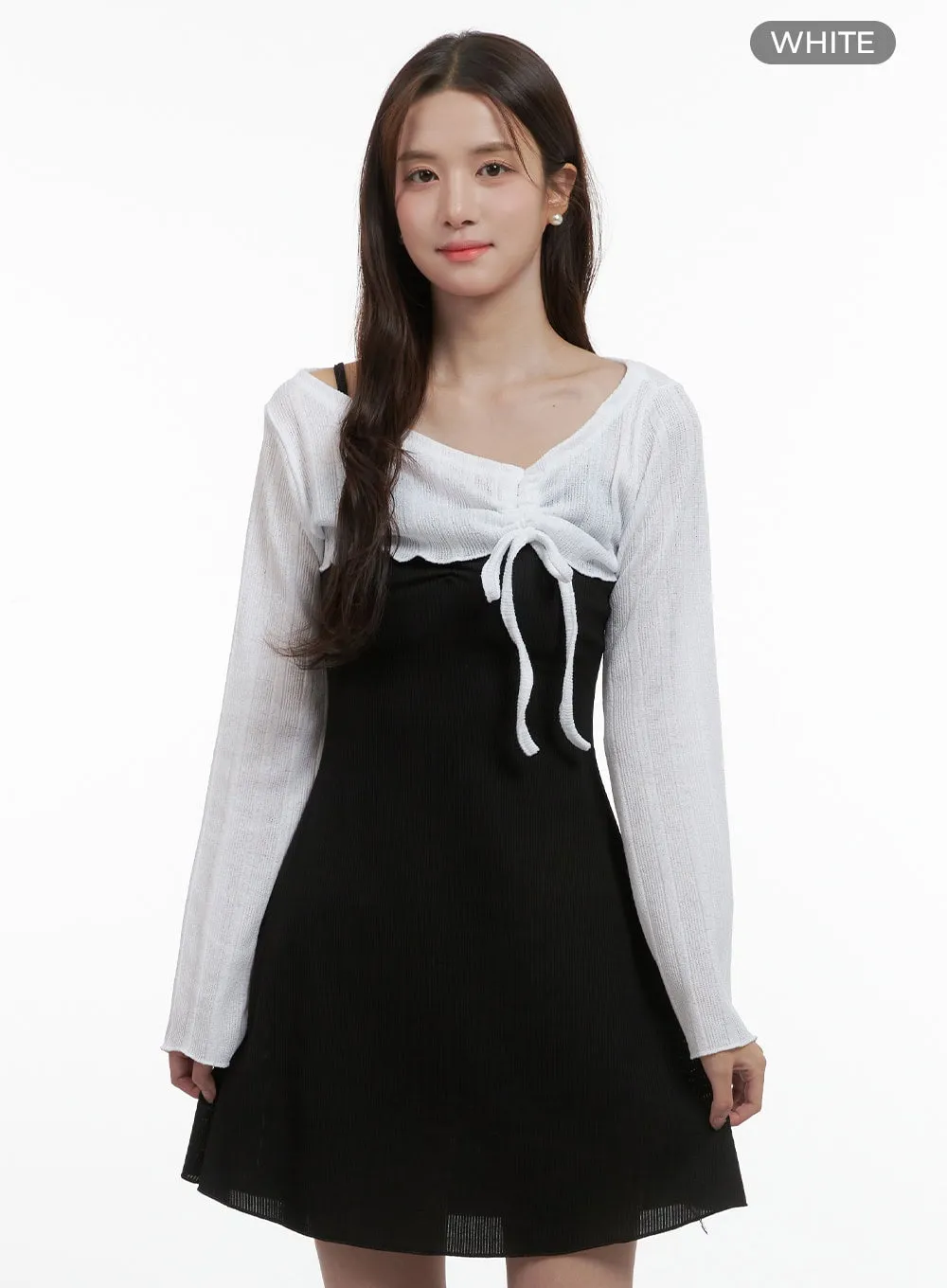 Sleek Shirred Sleeve Blouse OS416