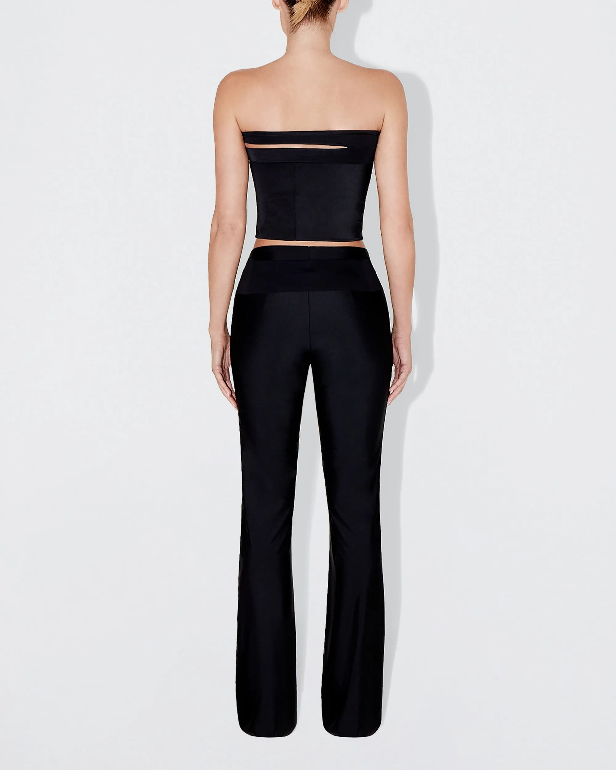 Sleek Stretch Tube Top | Black