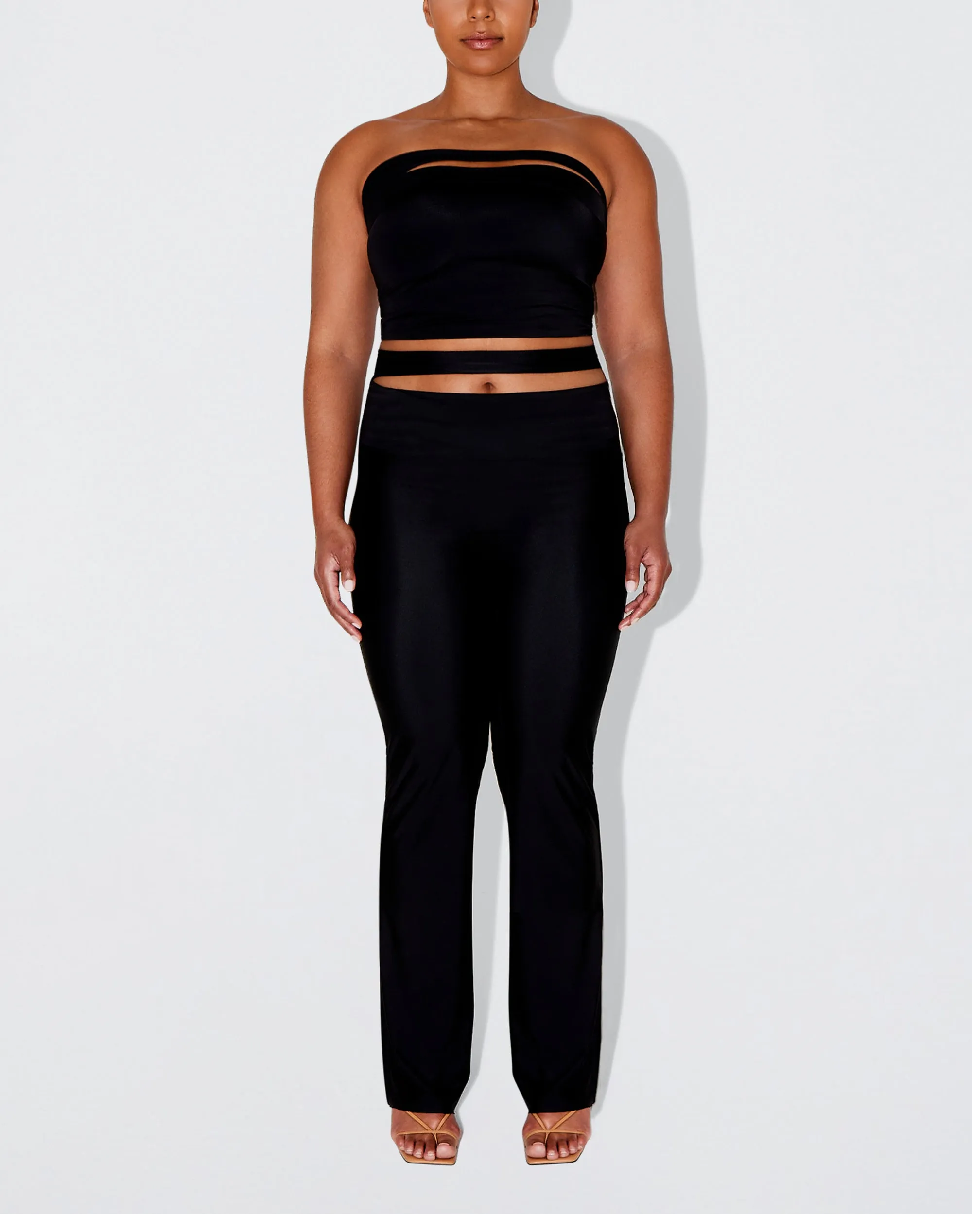 Sleek Stretch Tube Top | Black