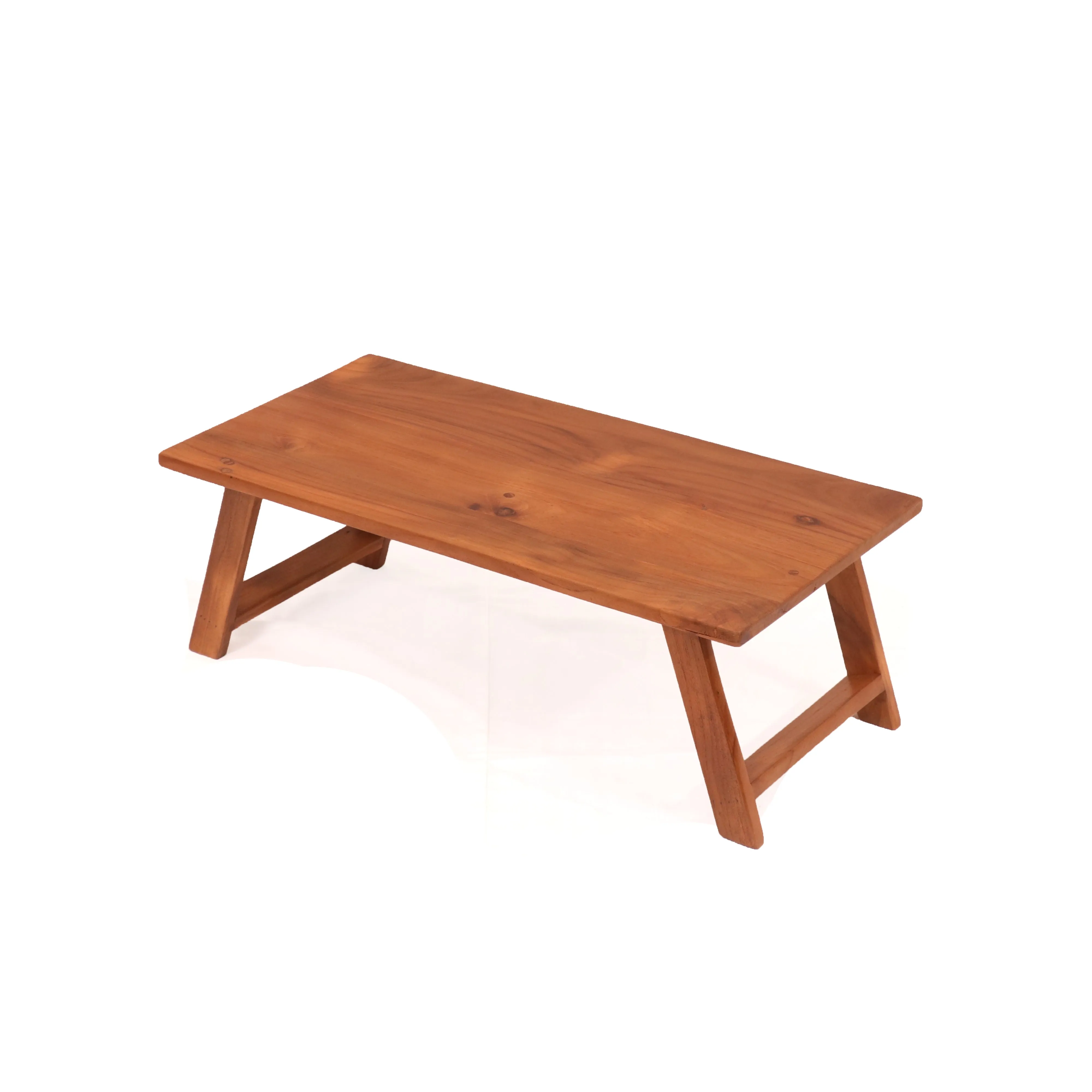 Sleek Teak Laptop Table