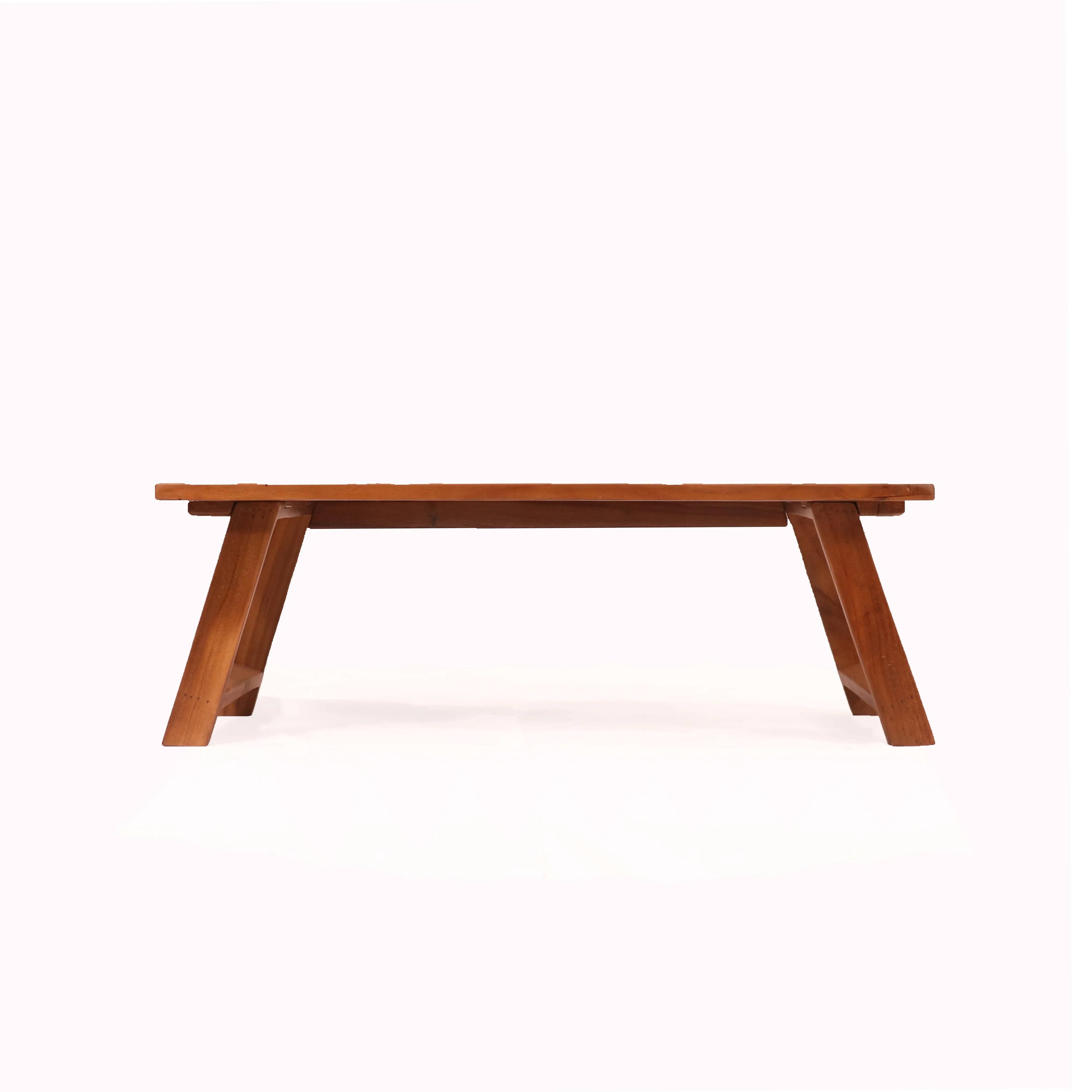 Sleek Teak Laptop Table