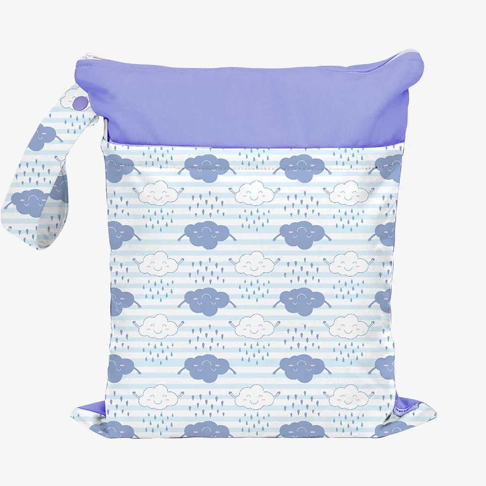 Smiling Clouds  - Waterproof Wet Bag
