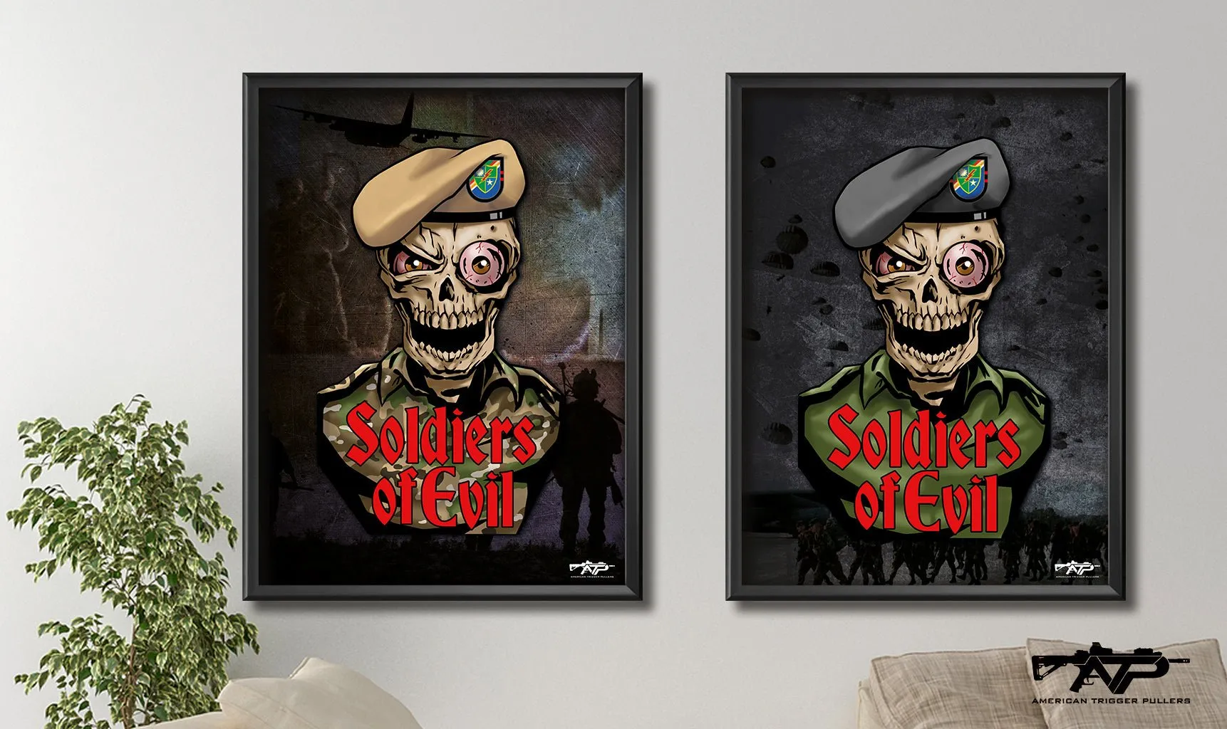 Soldiers of Evil Canvas
