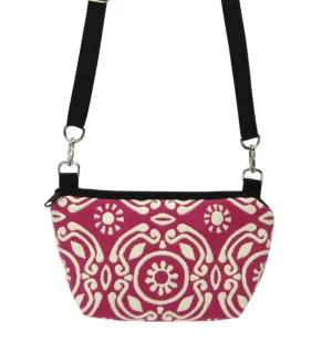 Soleil in Pink | Black Nylon | RTS Traveler Belt Bag