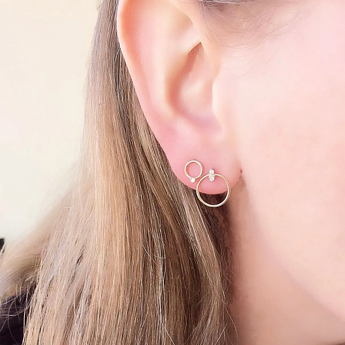 Souli Circle of Life Post Earrings