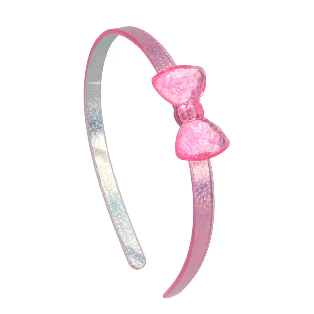 Sparkle Side Bow Headband