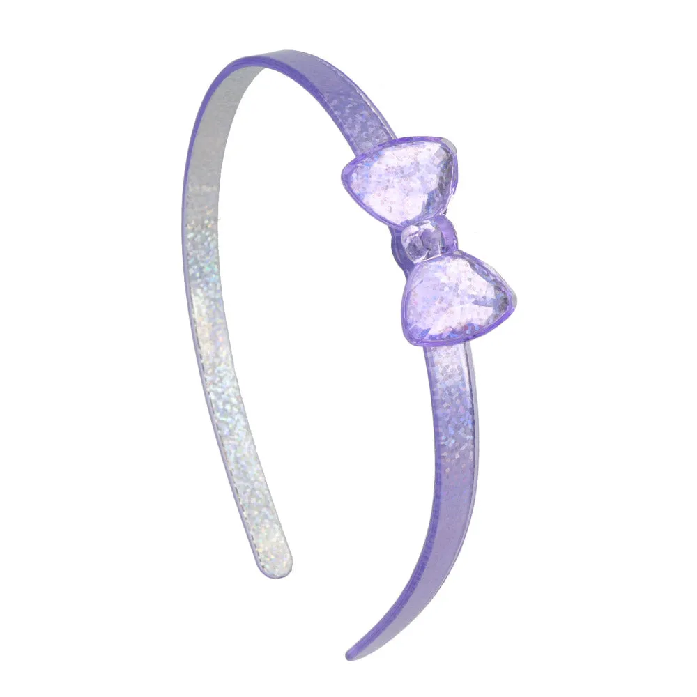 Sparkle Side Bow Headband
