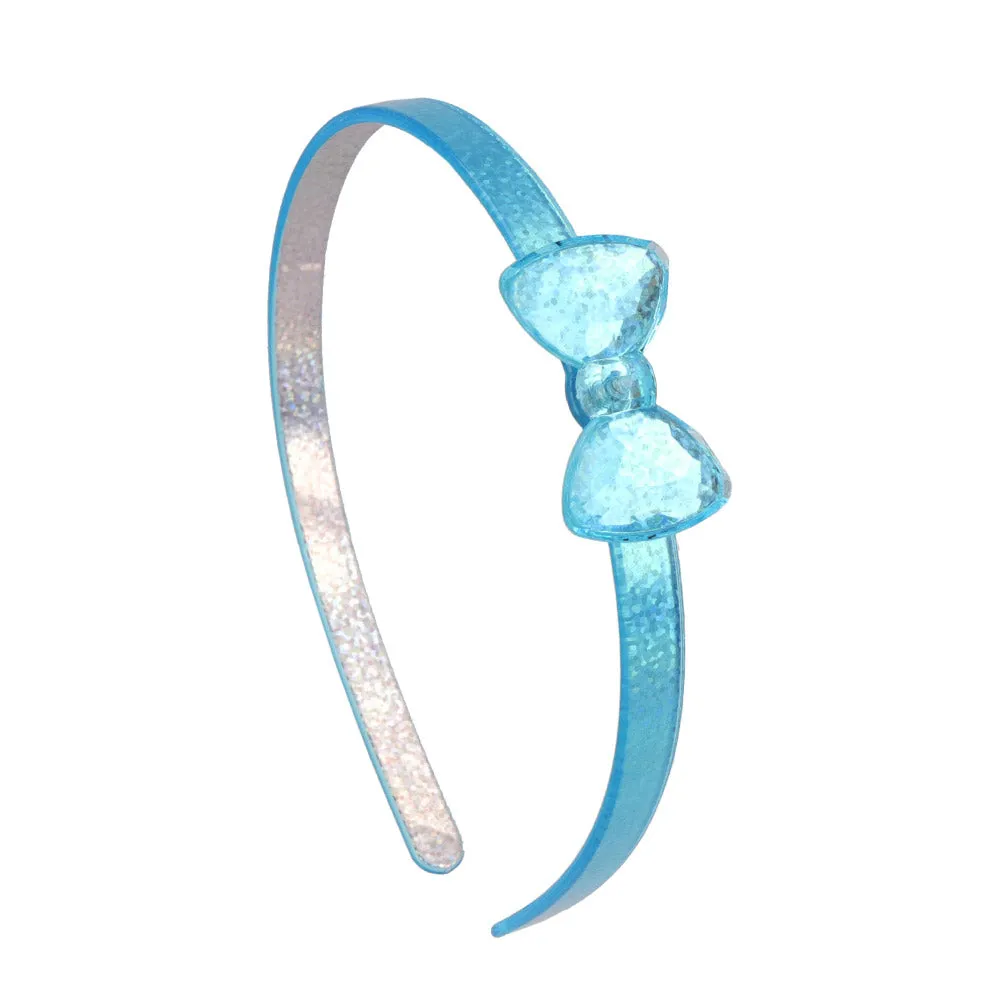 Sparkle Side Bow Headband