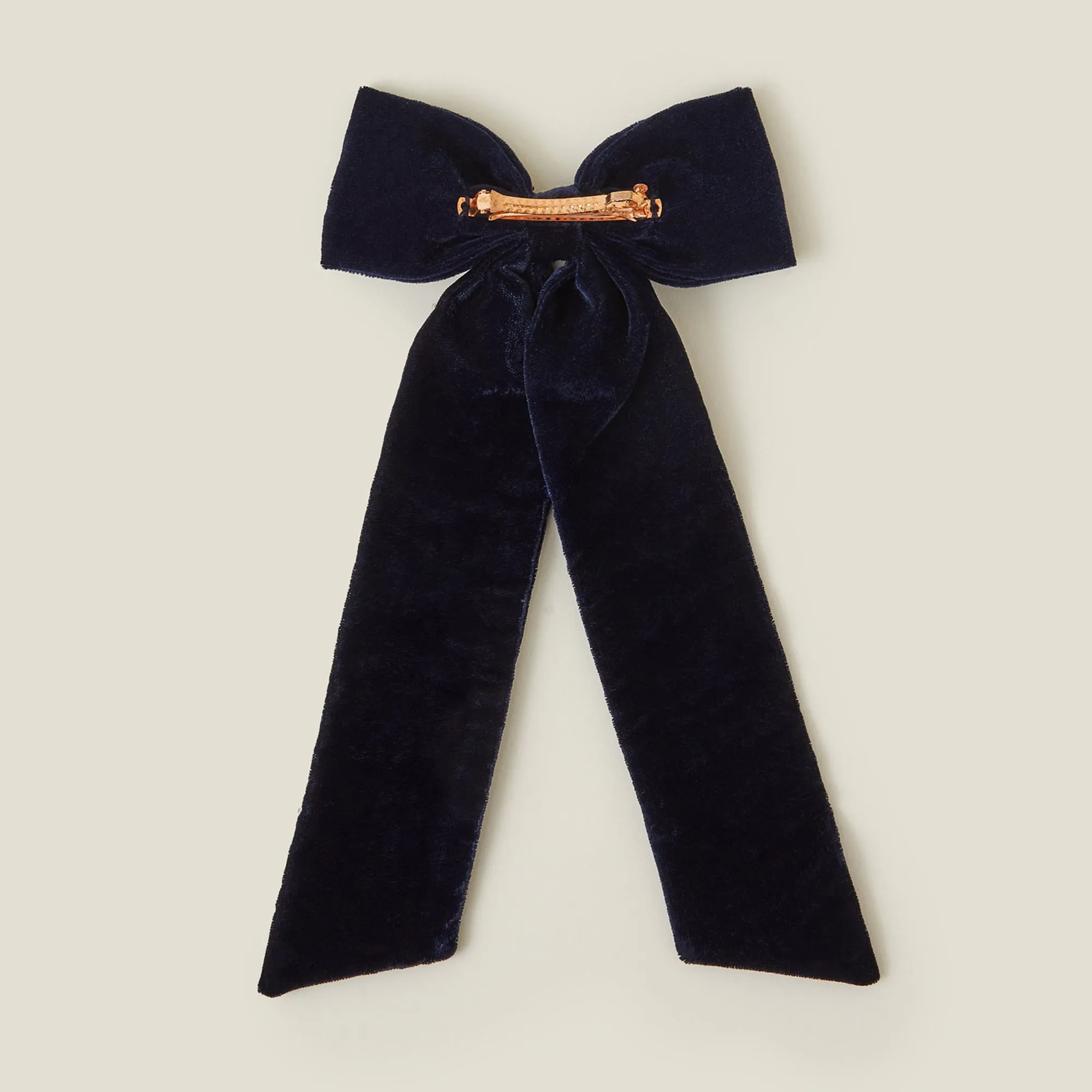 Star Embellished Bow Hair Clip