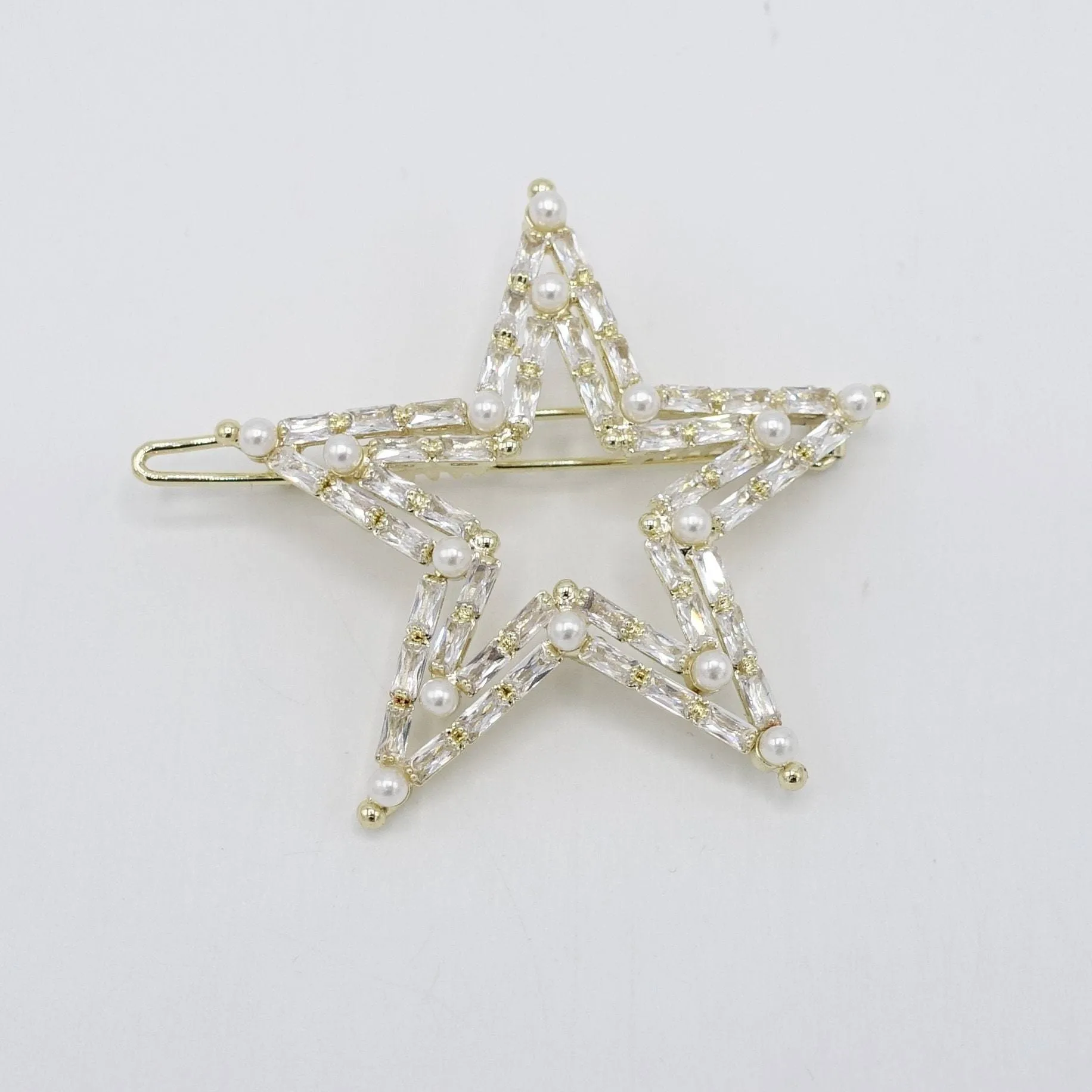 star hair clip bling hair accessory for women