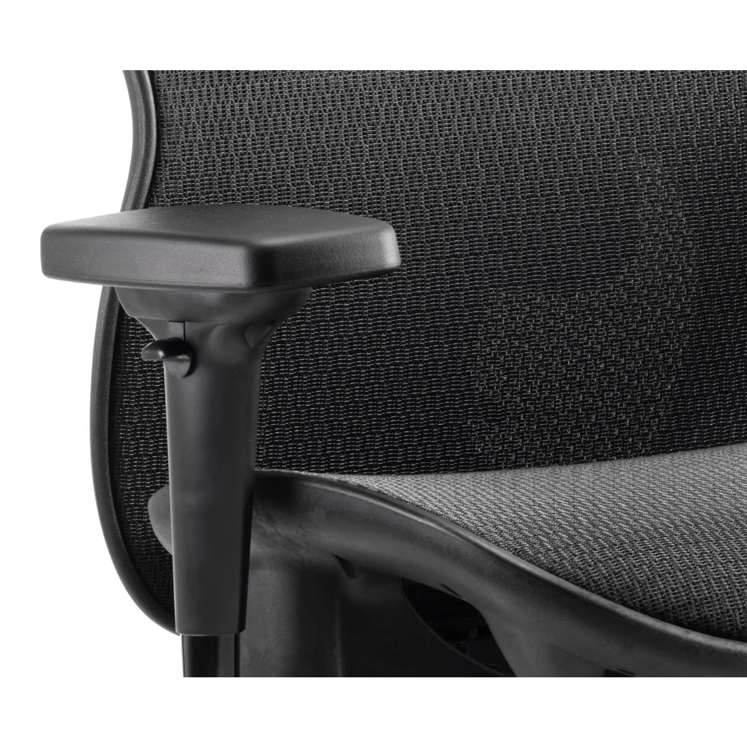 Stealth Shadow High Mesh Back Ergonomic Posture Chair with Arms - 24hr Usage, Adjustable Lumbar Support & Headrest, 135kg Capacity