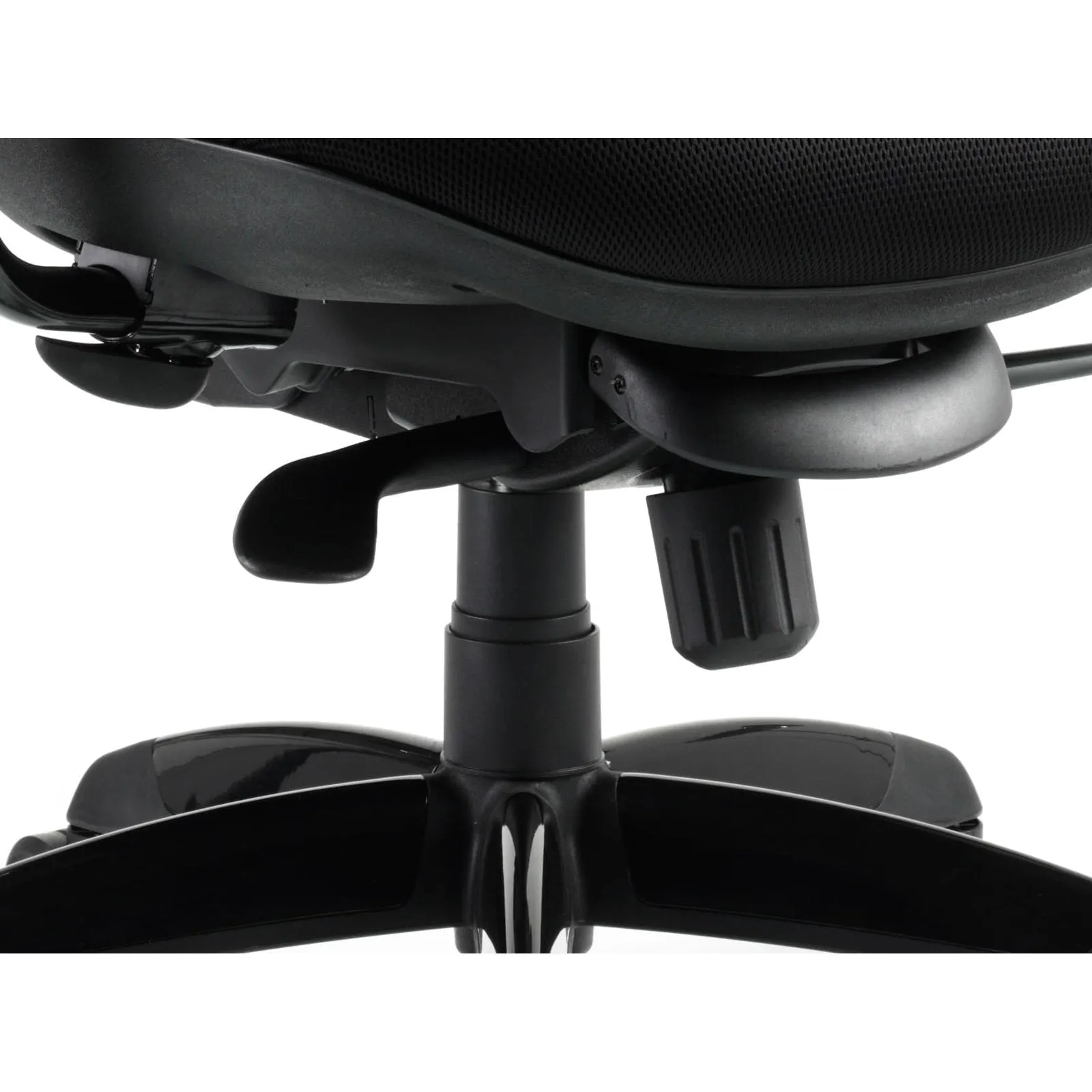 Stealth Shadow High Mesh Back Ergonomic Posture Chair with Arms - 24hr Usage, Adjustable Lumbar Support & Headrest, 135kg Capacity