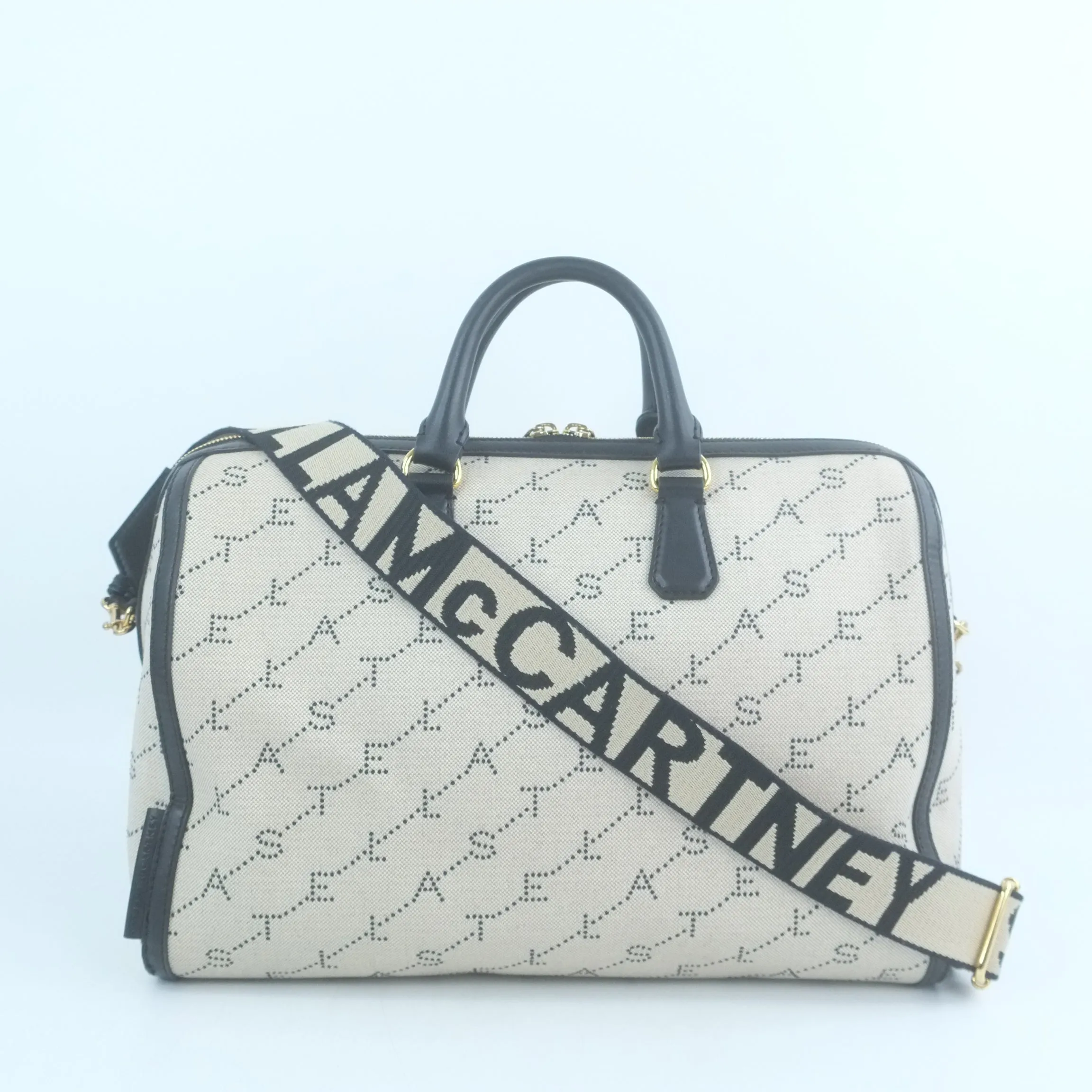 Stella Mccartney Botton Bag Canvas Cream