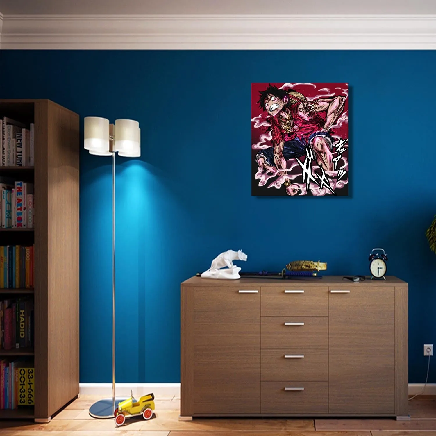 Straw Hat Warrior Canvas Wall Art