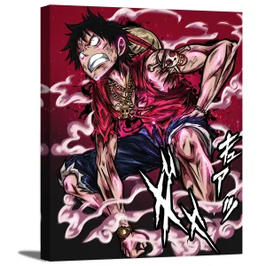 Straw Hat Warrior Canvas Wall Art