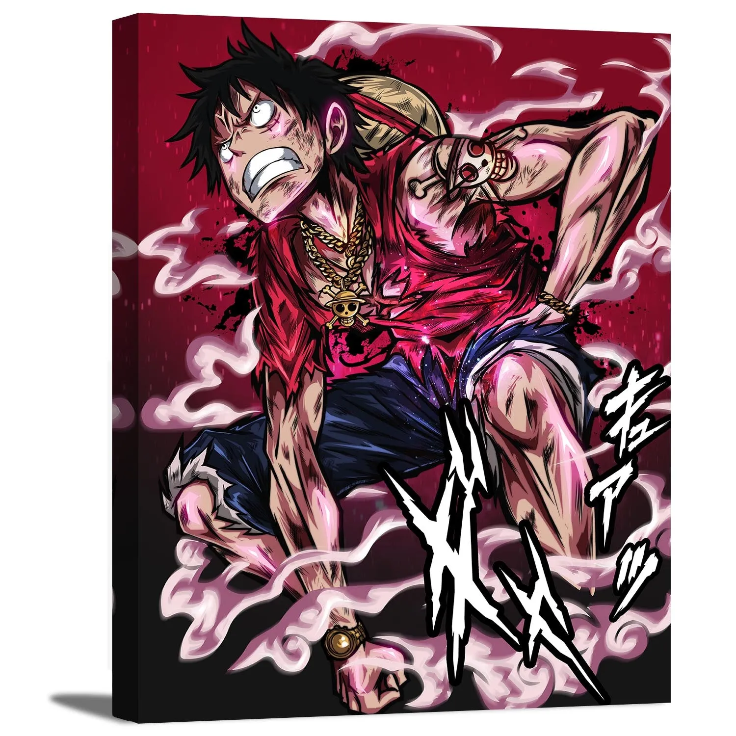 Straw Hat Warrior Canvas Wall Art