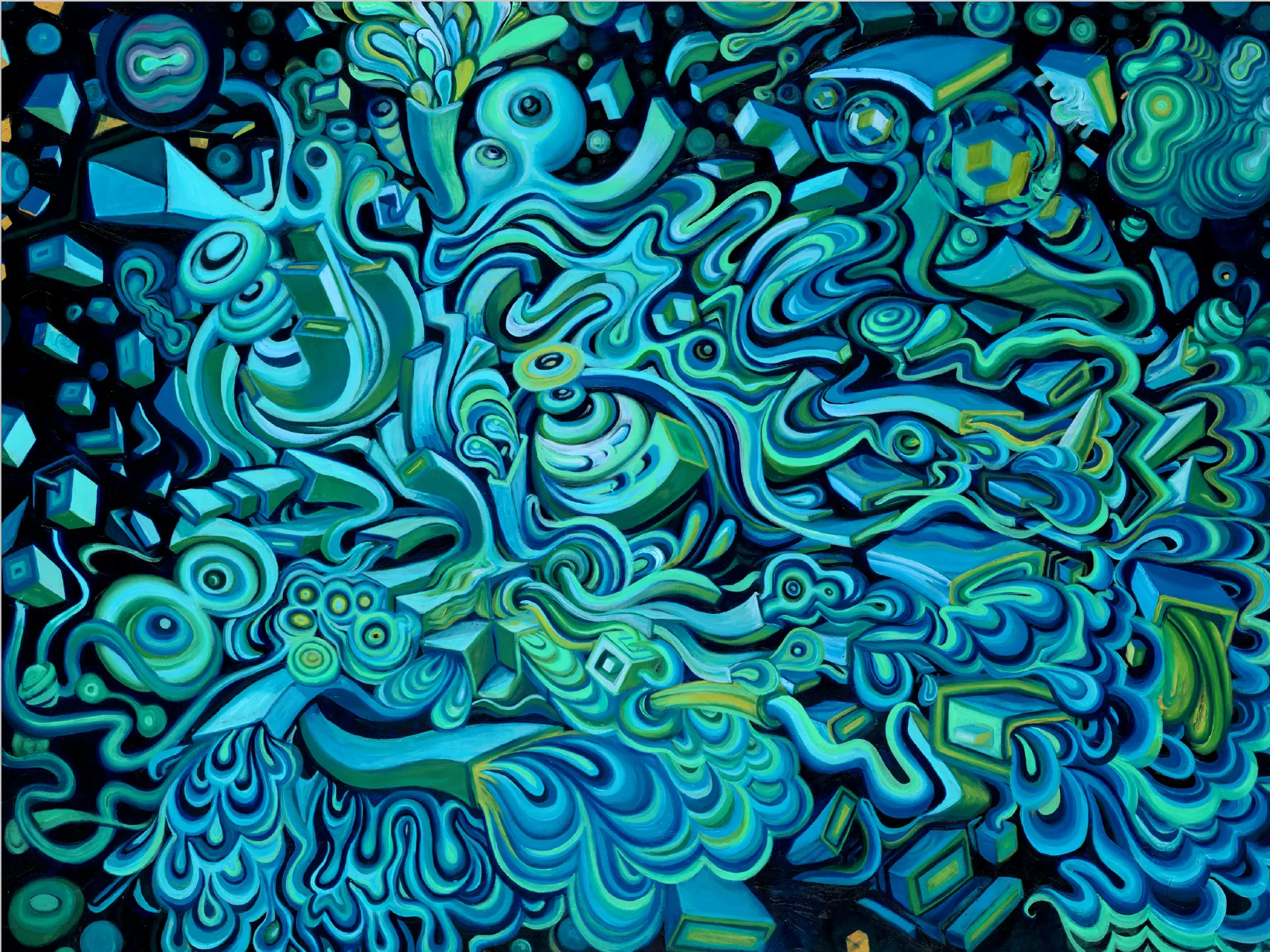 SubAtomic Dragon - Canvas Print