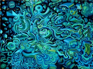 SubAtomic Dragon - Canvas Print