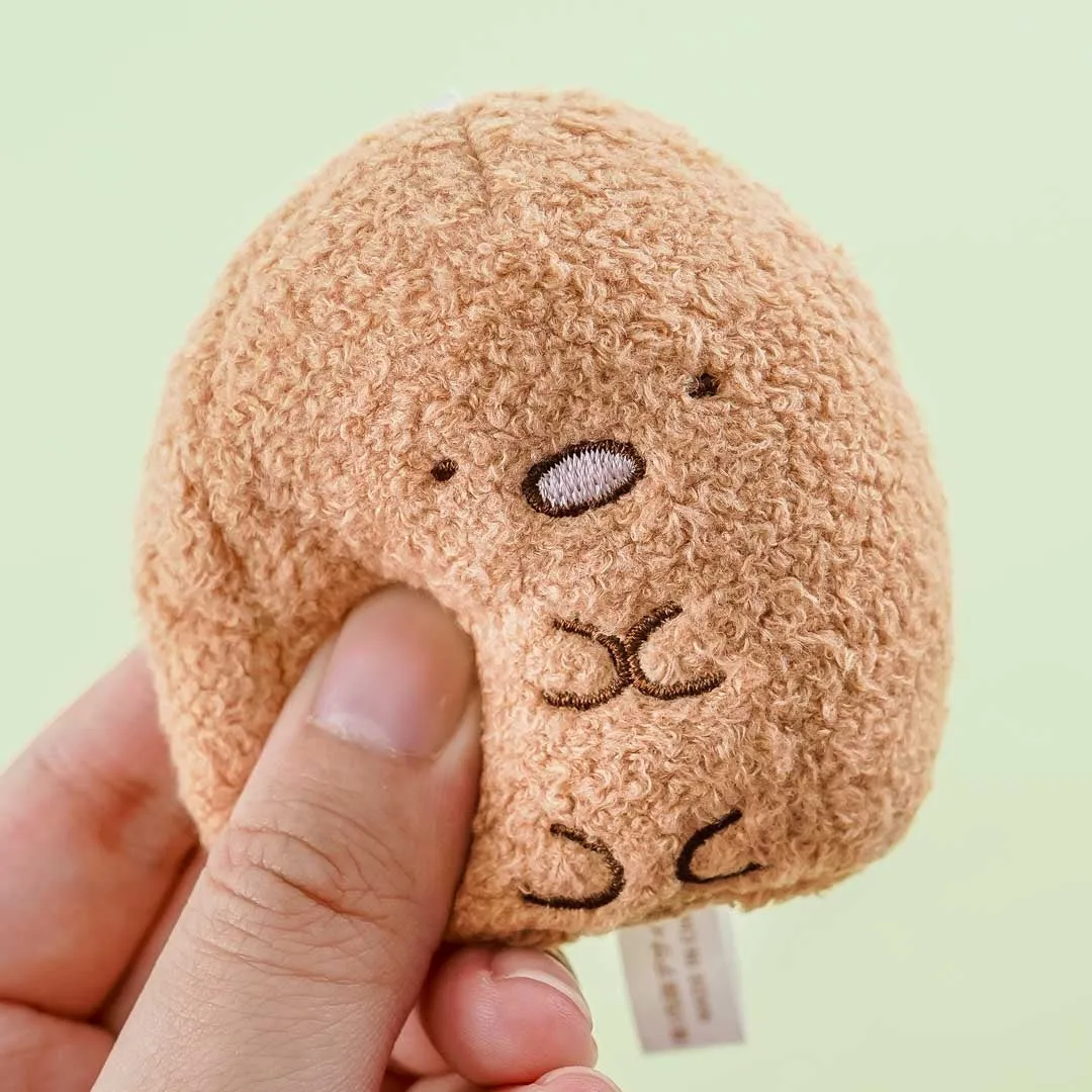 Sumikko Gurashi Finger Puppet Plushie Charm - Tonkatsu