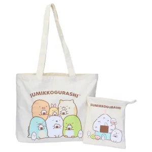 Sumikko Gurashi Rice Ball Tote Bag & Drawstring Bag Set