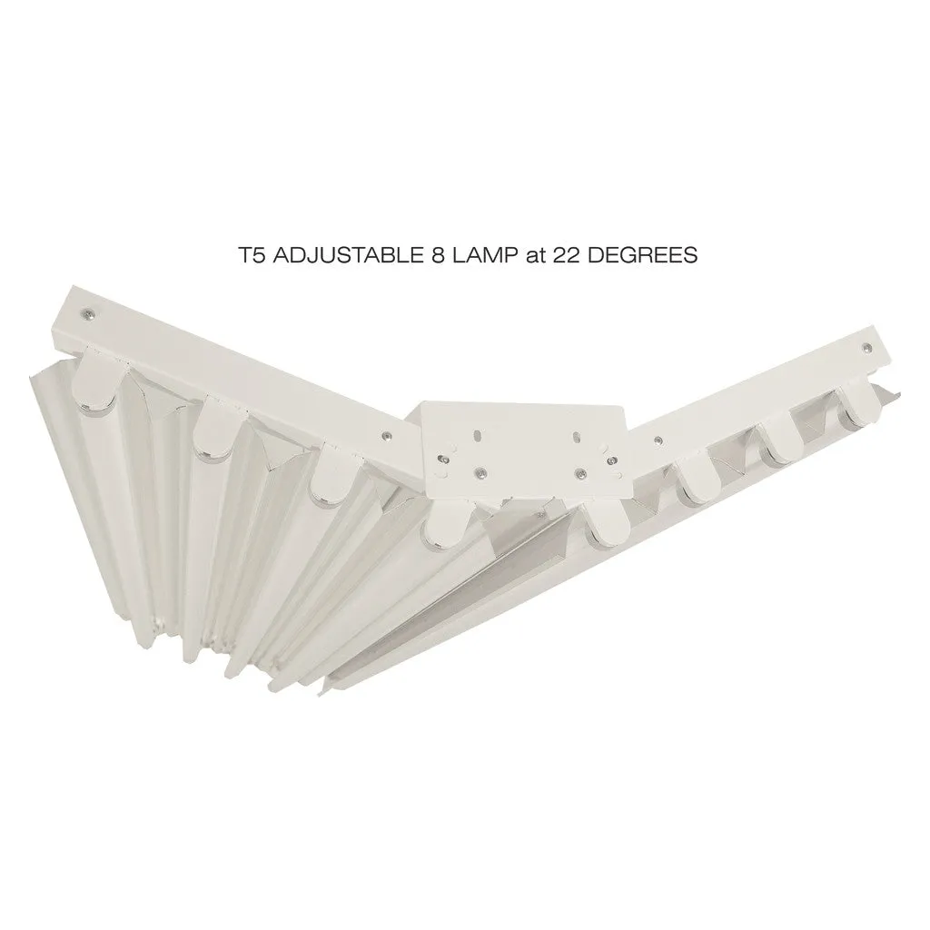 T5HO FLUORESCENT ADJUSTABLE 6 & 8 LAMP LINEAR LIGHTING FIXTURES