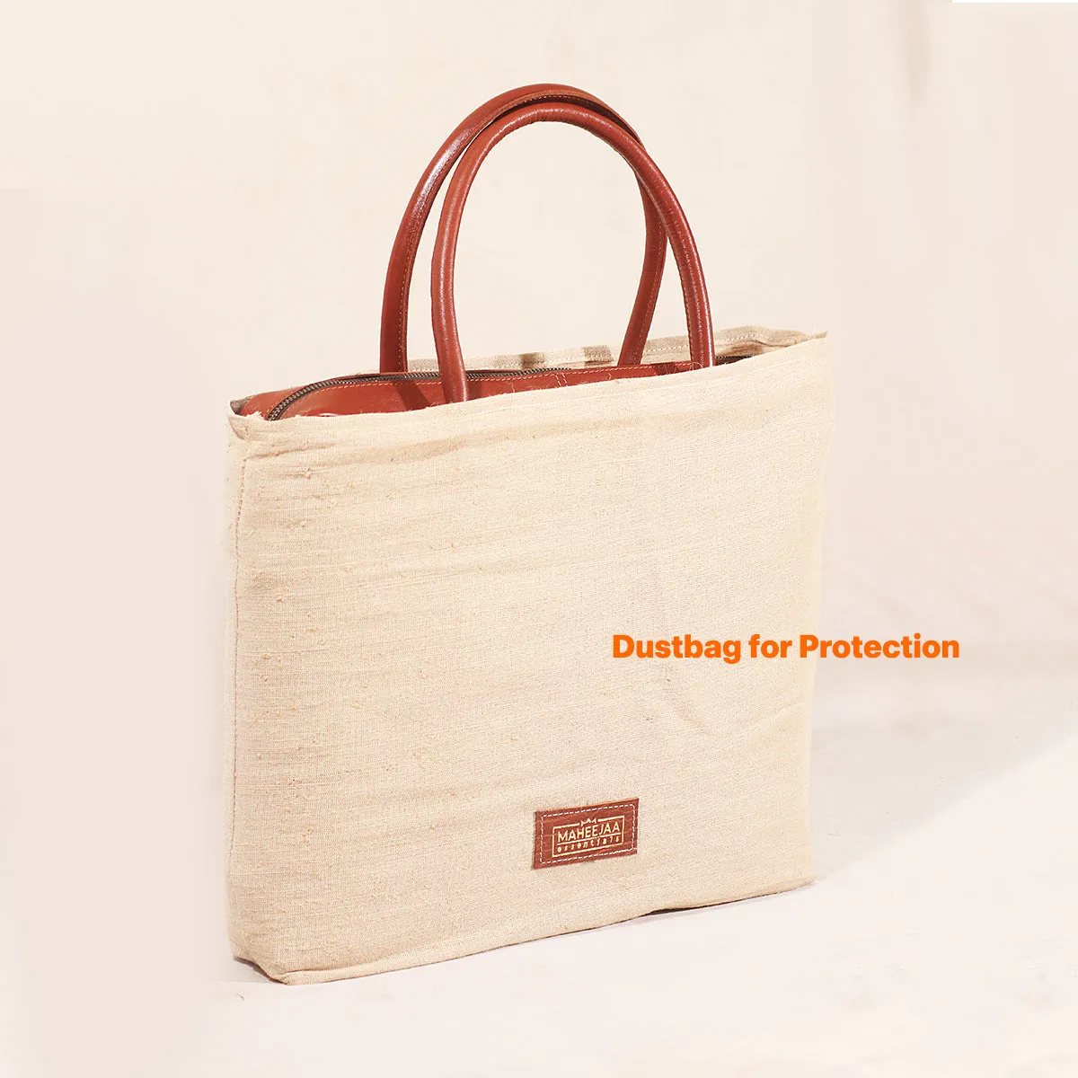 Tan Laptop Bag - Genuine Leather Office Laptop Bag for Men