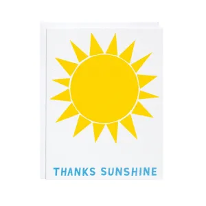 Thanks Sunshine! Thank You Card