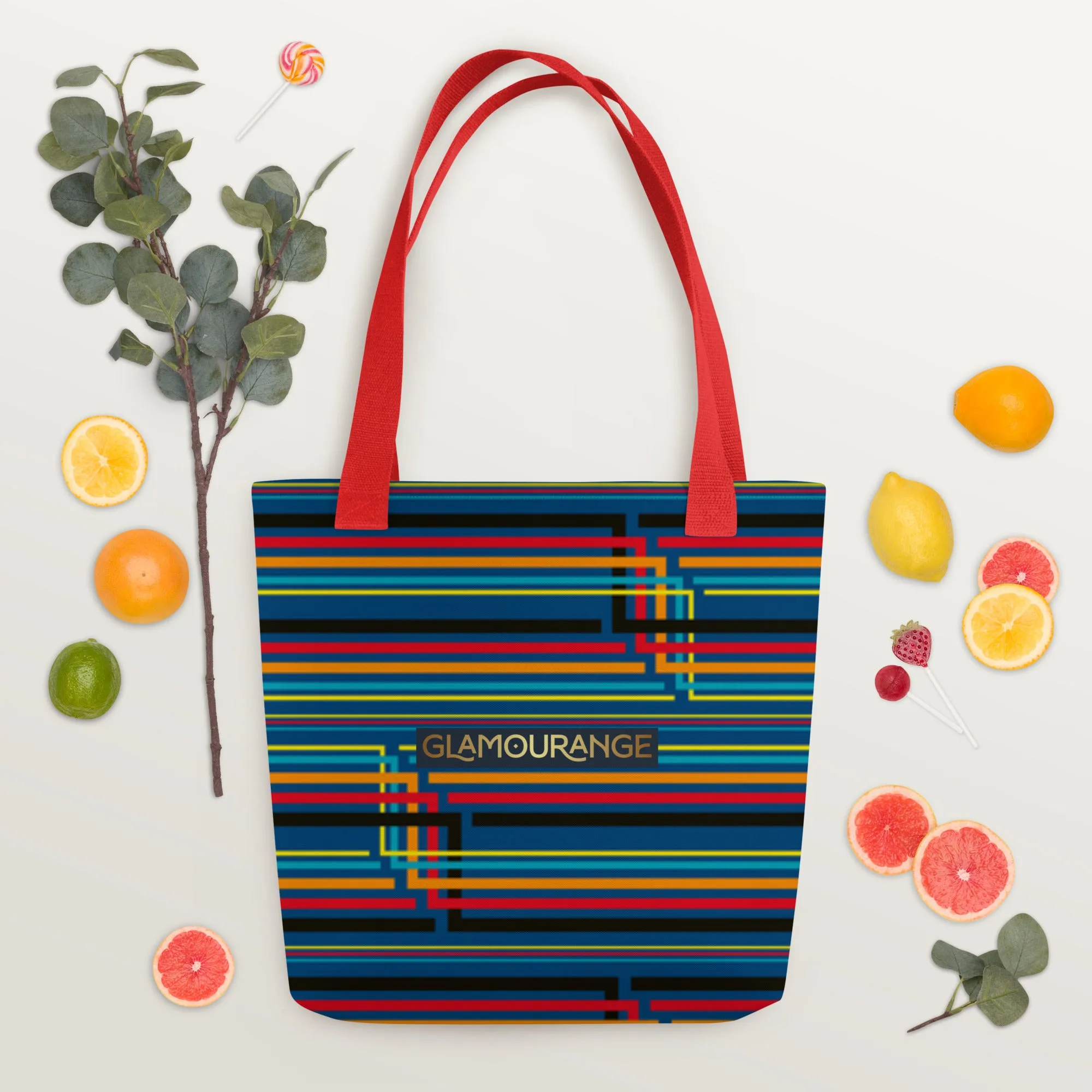 Tote Bag Women Designer (Stripe Bag Pattern 0011)