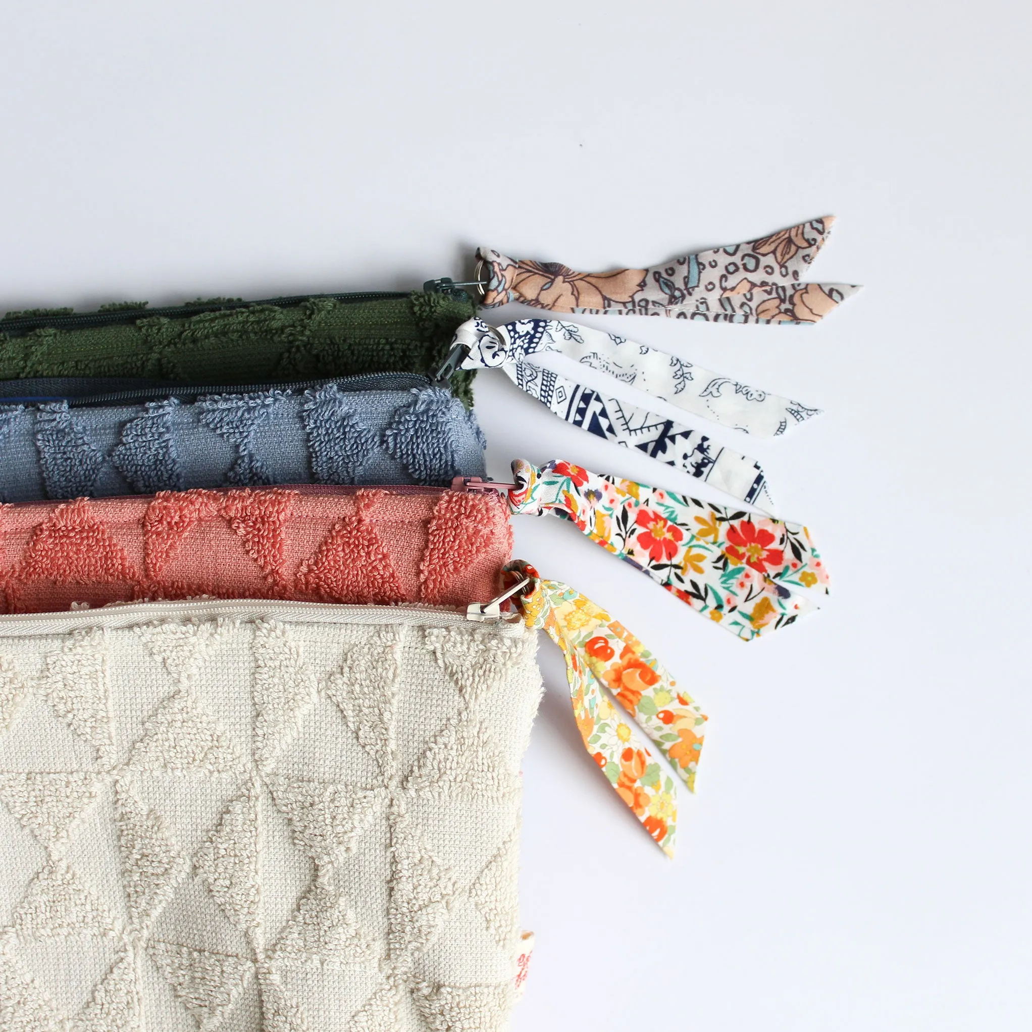 Towelling Clutch / Cosmetic Bag