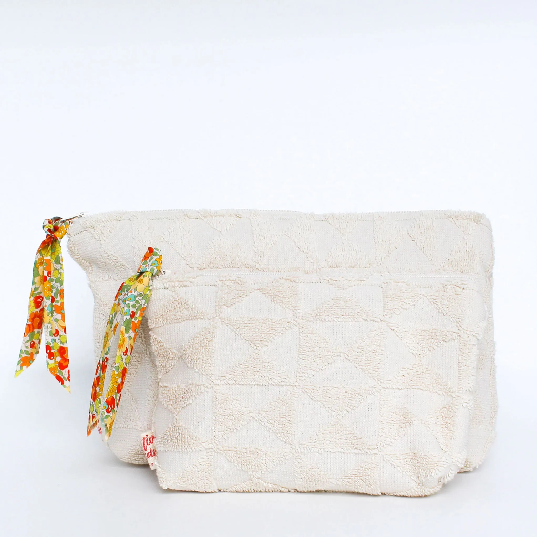Towelling Clutch / Cosmetic Bag