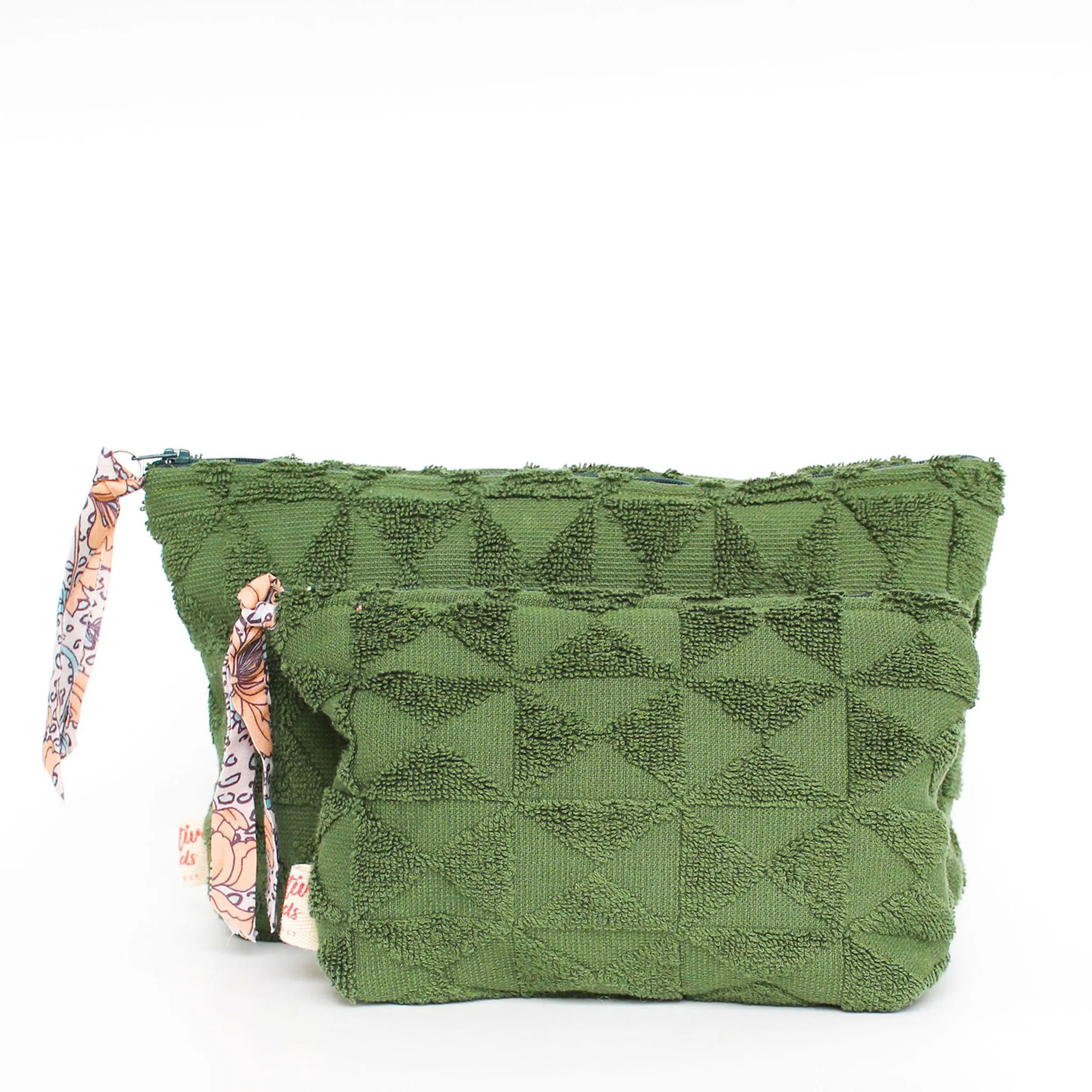 Towelling Clutch / Cosmetic Bag